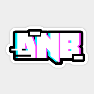 DNB Drum And Bass / Drum N Bass EDM Rave Sticker